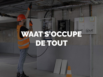 Travaux borne de recharge